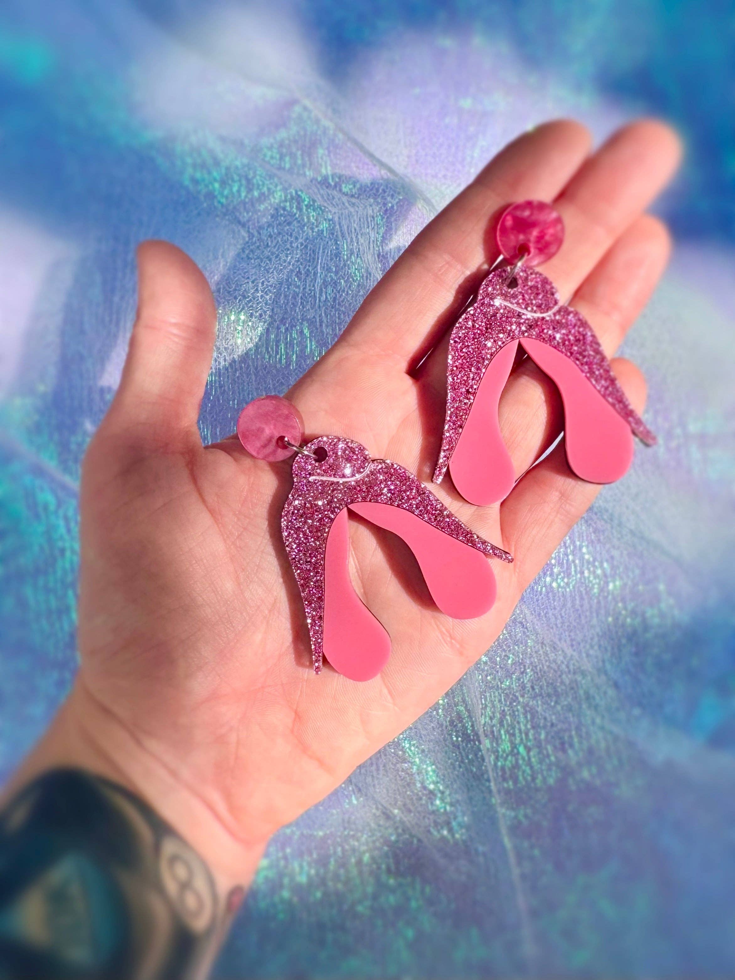 Peach Beast - Wholesale Dangle Earrings - Anatomical Clitoris Earrings2