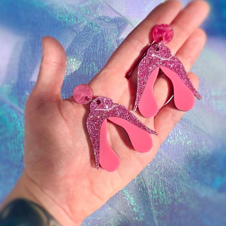 Peach Beast - Wholesale Dangle Earrings - Anatomical Clitoris Earrings2
