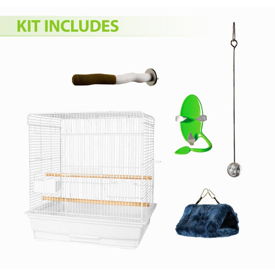 Caitec Inc - Wholesale Bird Swing/Toy - 2418 Bird Cage Starter Kit (medium birds)1