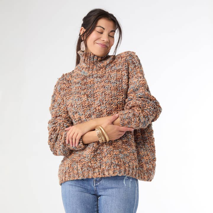 Pull en grosse maille ample Hoge pour la vente par COCO + CARMEN