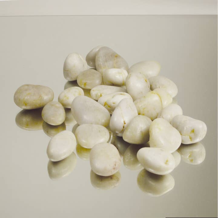 WGV White Decor Rocks - (2.2 Lb Bag) for wholesale by WGV International