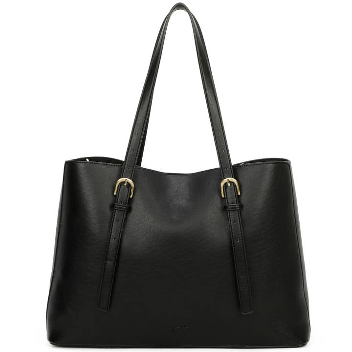 AMPERE CREATIONS - Wholesale Tote Bag - Women's - Isla Biodegradable Vegan Leather with detachable bag XL Tote
