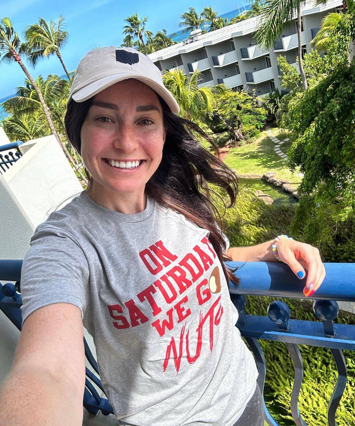 Ohio TRUE - Wholesale Screen Printed T-Shirt - Women's - SATURDAYS WE GO NUTS TEE3