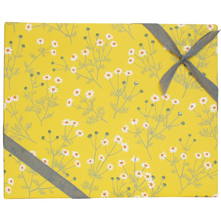 Chamomile Gift Wrap for wholesale by Smudge Ink