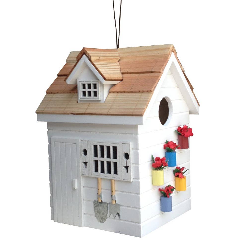 Home Bazaar - Wholesale Bird House - Potting Shed Birdhouse0