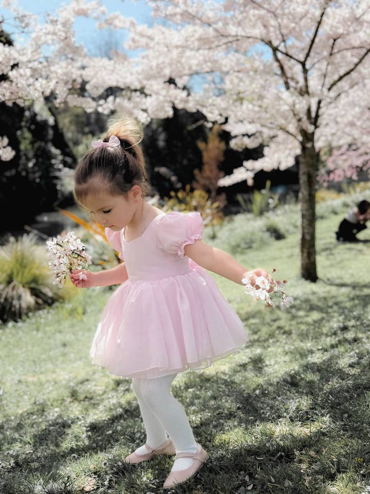 Arabella Pink Girls Baby Dress for wholesale by A Little Lacey