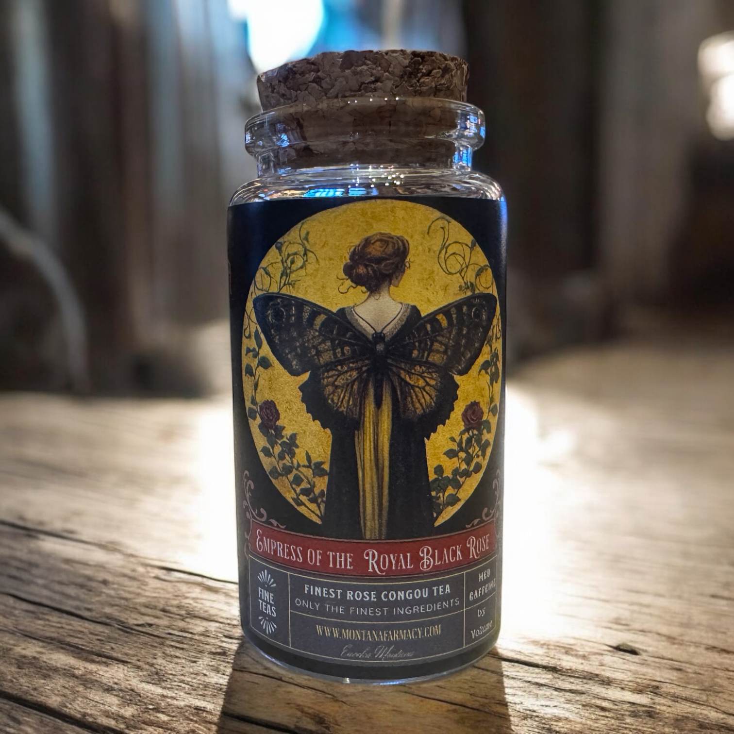 Montana Farmacy - Wholesale Loose Tea - Empress of the Royal Black Roses Finest Congou Vintage Tea 0