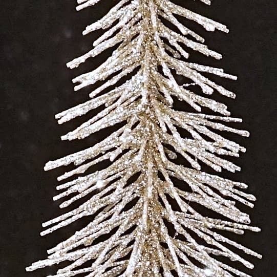 Holiday Depot Inc. - Wholesale Christmas Decoration - M10387CH- 10in Glitter Mini country Needle Pine Tree-CHM2