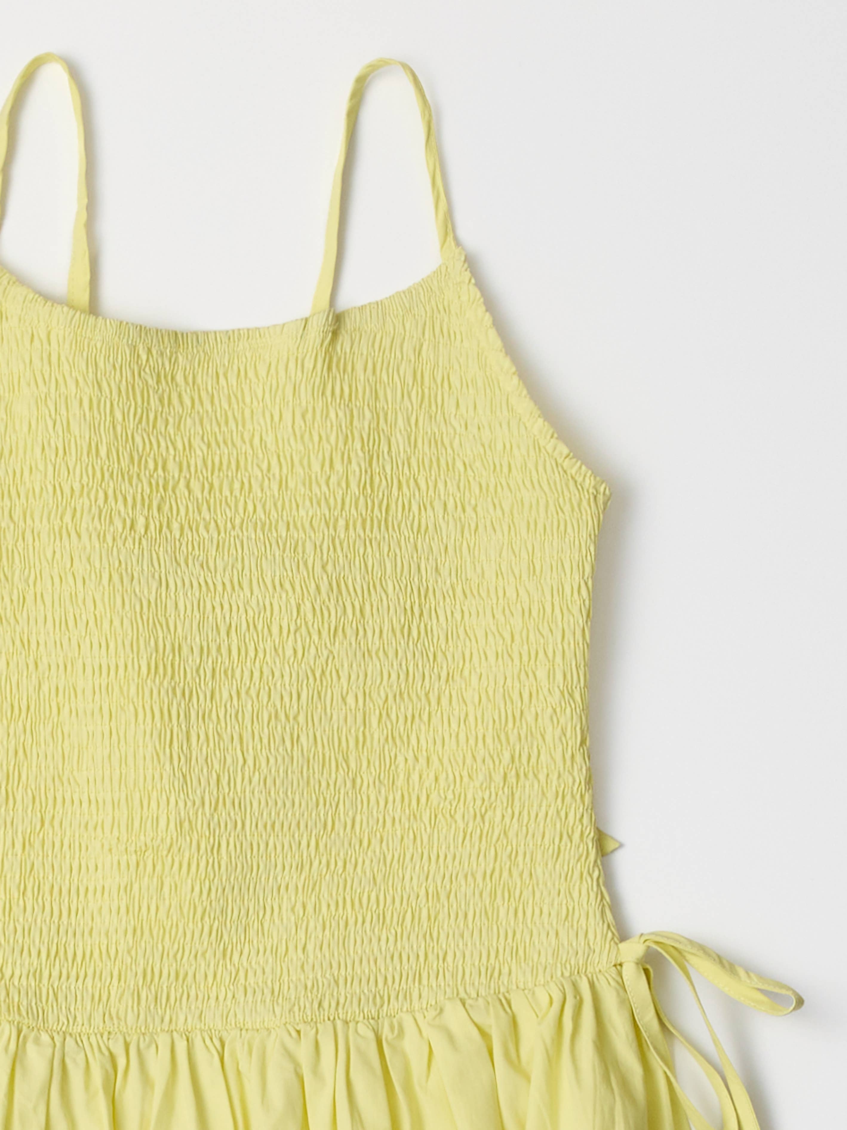 MOD REF - Vendita all'ingrosso Vestito - Donna - Abito The Jenni | Abito midi a nido d'oca con lacci laterali14