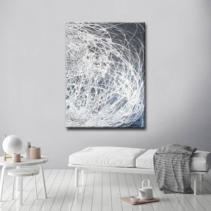 Ready2HangArt Canvas Art 'Denim Threads II' by Norman Wyatt, Jr. for wholesale by Ready2hangart, Inc.