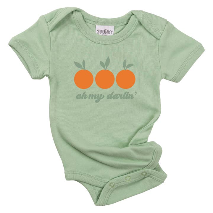 Spunky Stork - Wholesale Bodysuit (Non-Footed) - Baby - Oh My Darlin' Clementine Organic Baby Bodysuit Toddler Shirt1