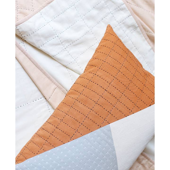 Anchal - Wholesale Lumbar Pillow - Naari Colorblock Lumbar Pillow Cover2