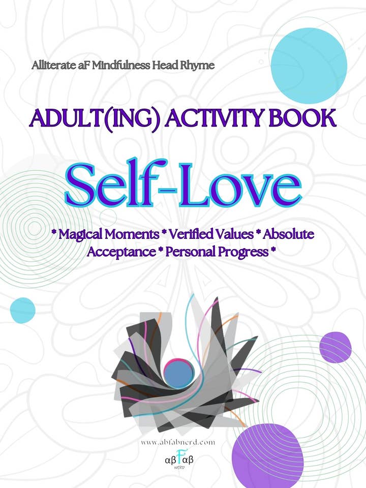 Self-Love – Adult(ing) Activity Book AbFabNerd Mindfulness for wholesale by AbFabNerd