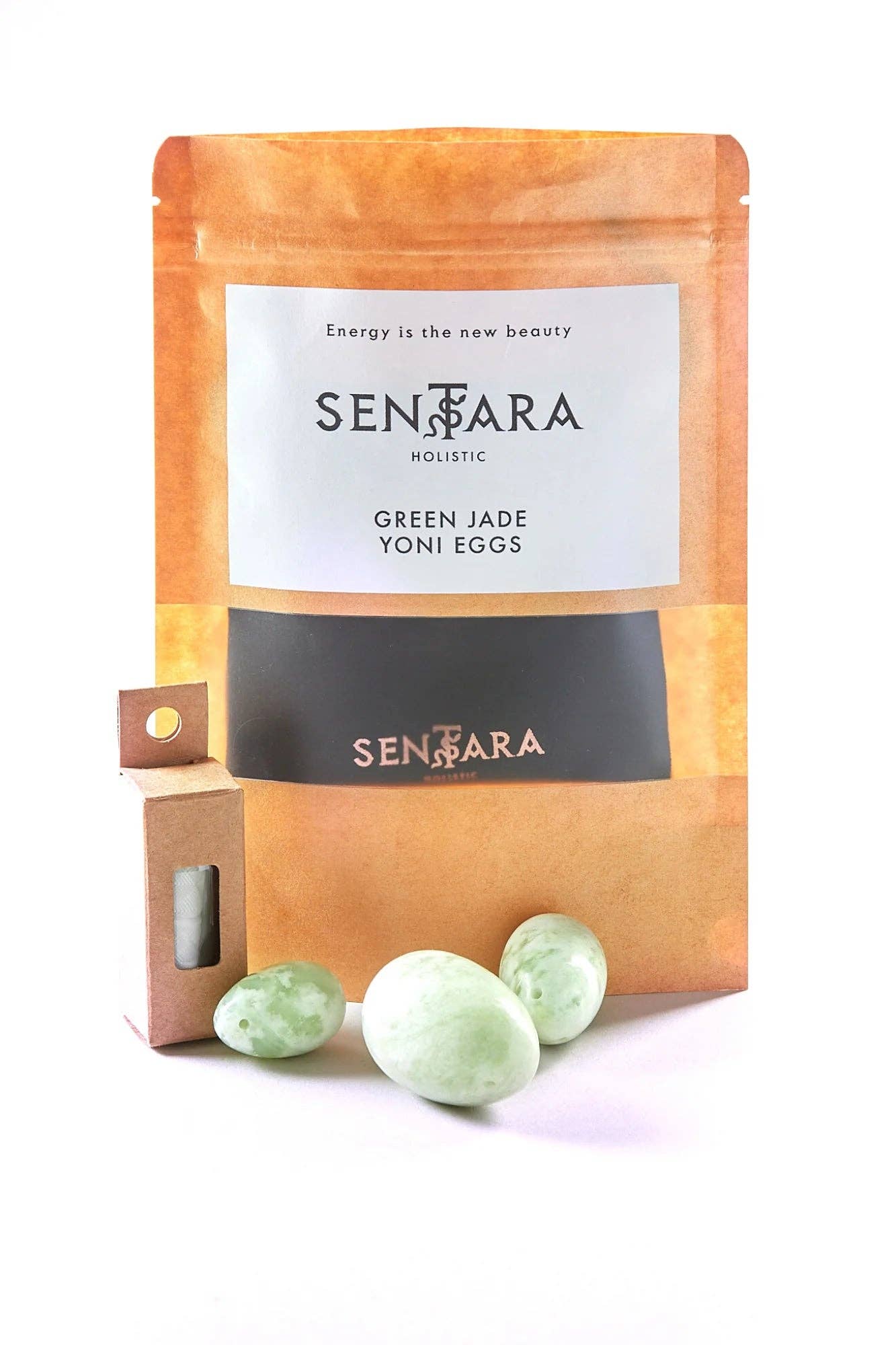 Ecohesens - Wholesale Spiritual Stone/Crystal - Yoni Eggs - Green Jade - Sentara