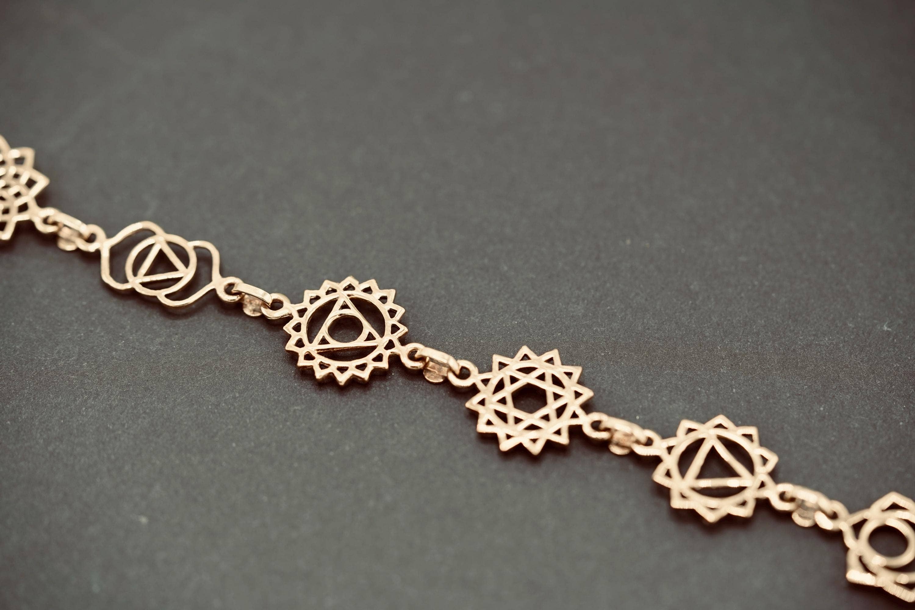 Kaali Boutique – wholesale Pendant/charm necklace – Gold Seven 7 Chakras Necklace / Gift Box / Gift For Her / Hypoallergenic / Yoga / / Boho / Hippie / Rustic / Ethnic5