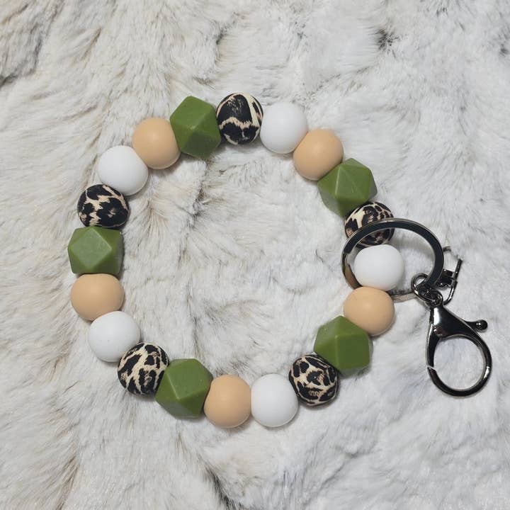 Jungle Beaded Wristlet for wholesale by Lush Designs