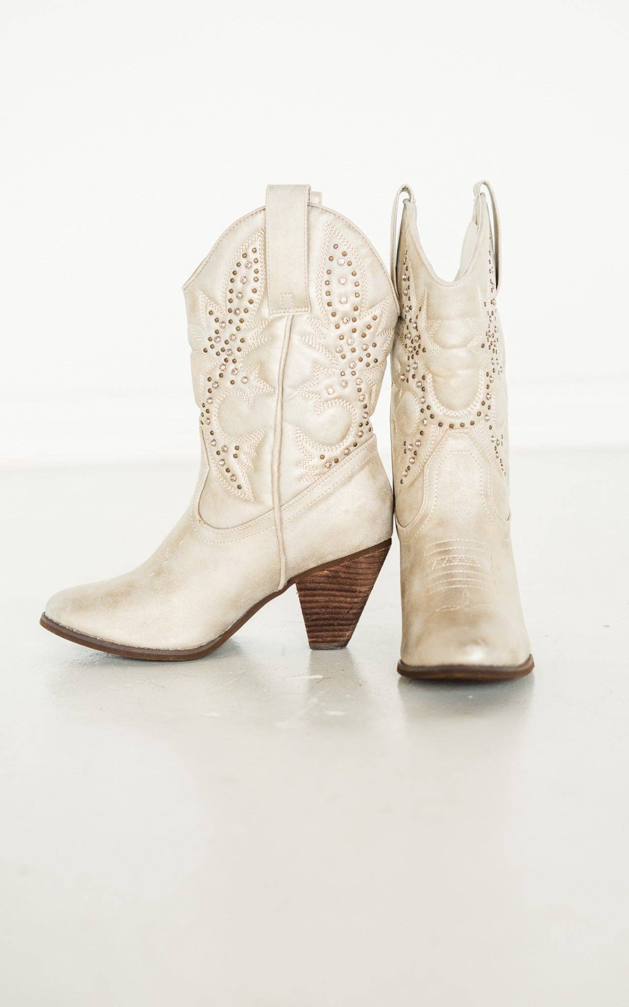 Naughty Monkey Open Pack - Wholesale Cowboy Boots - Women's - Houston Western Boots in Champagne4