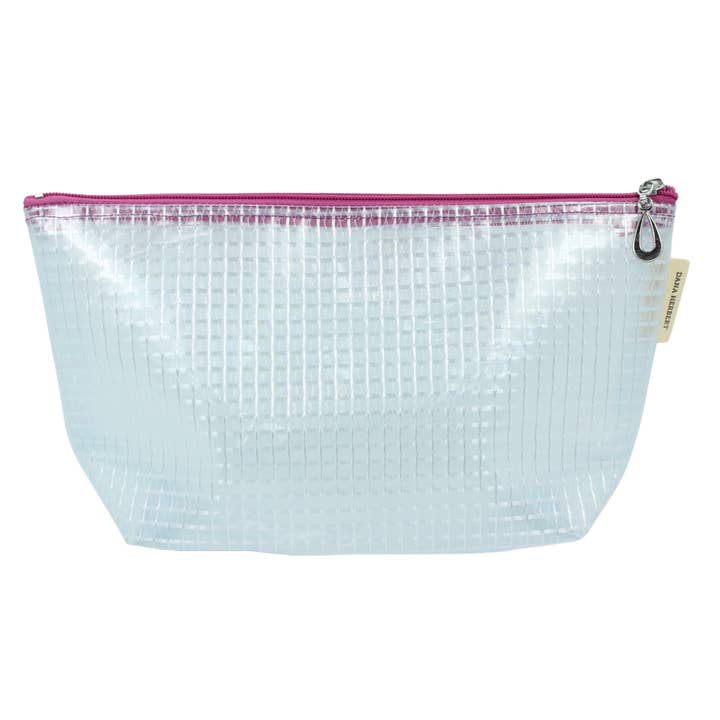 Neceser de vinilo con rejilla mediano para venta al por mayor de Dana Herbert