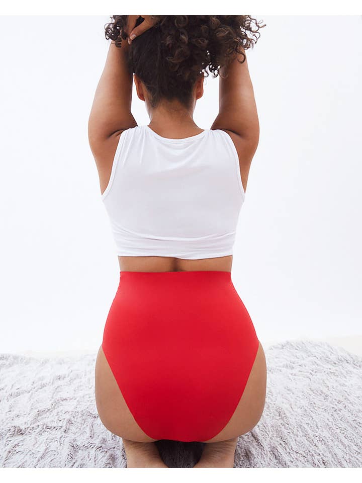 Ruby Love - Wholesale Period Underwear - Women's - Traditional Period Underwear High Waist | Classic Ruby3