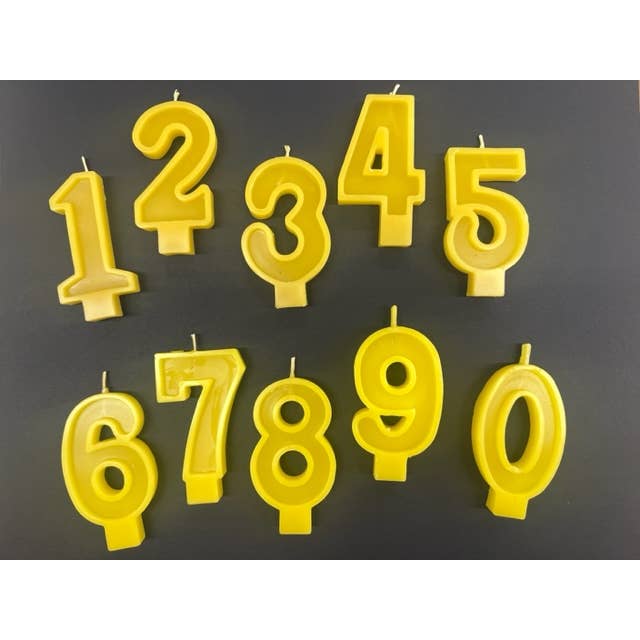 Beeswax Birthday Candles for wholesale by Evolve