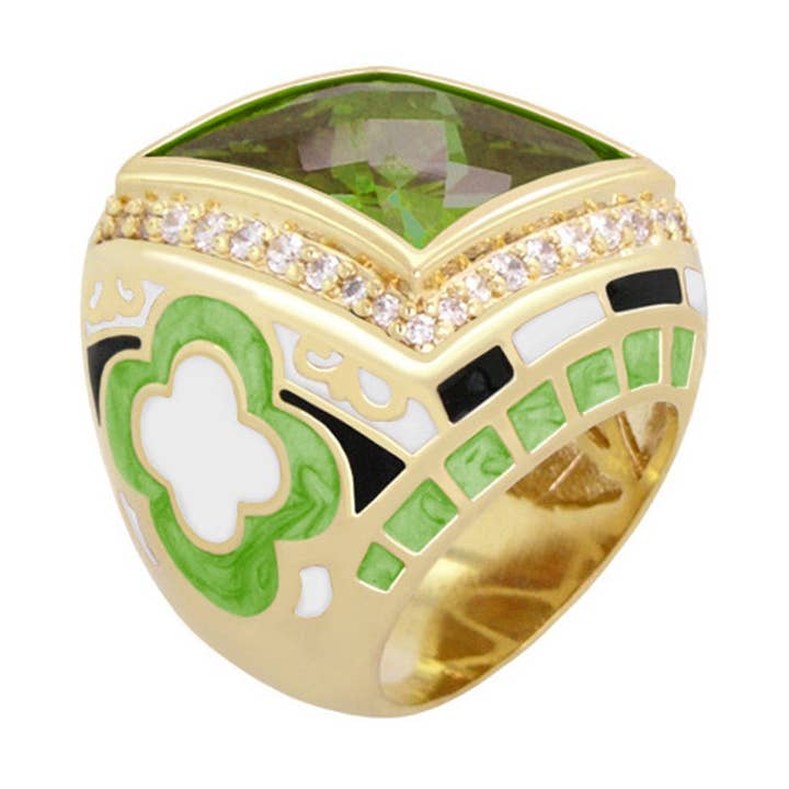 Bague Cocktail Art Déco pour la vente par Lauren G Adams