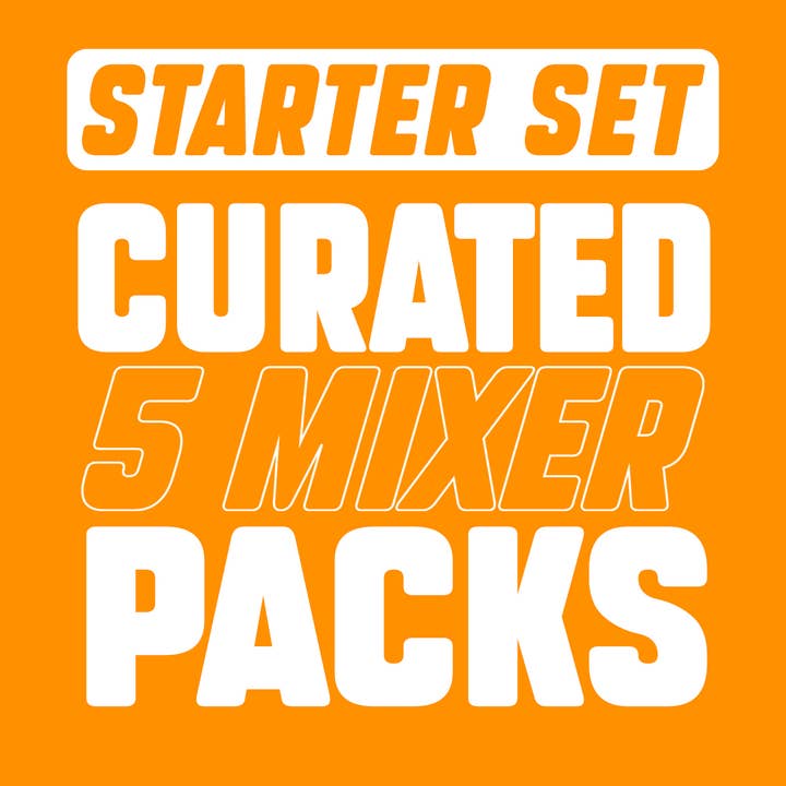 ENSEMBLE DE DÉMARRAGE :: PACKS SÉLECTIONNÉS pour la vente par Leisuremann's Cocktail Mixes