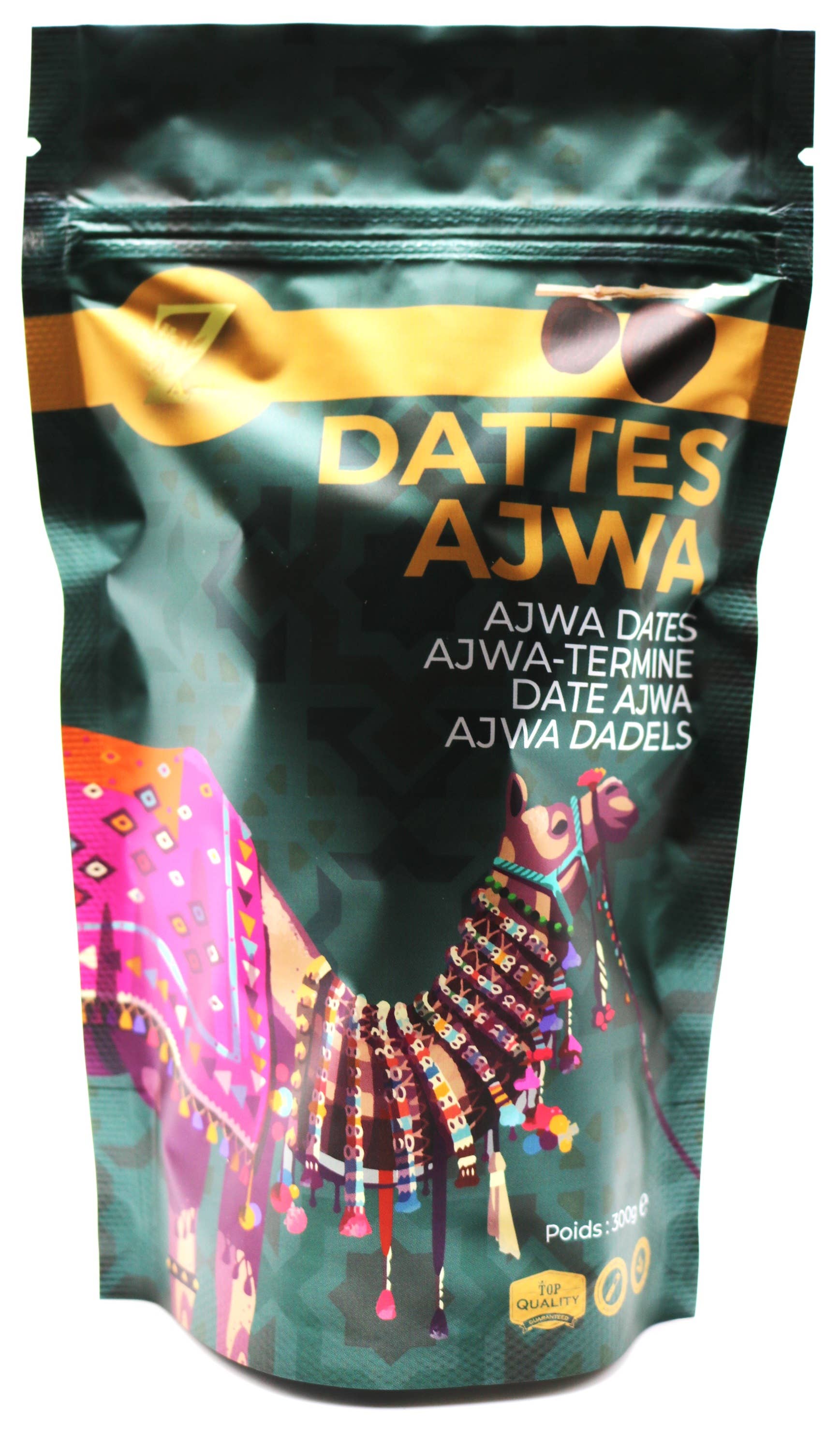 Zayti L.T.D.M – Engroshandel Tørret/dehydreret frugt – Ajwa Premium dadler uden sten 300G2