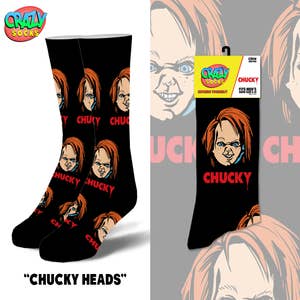 Odd Sox, Ghostbuster Socks for Men, Classic Scary Movies, Adult