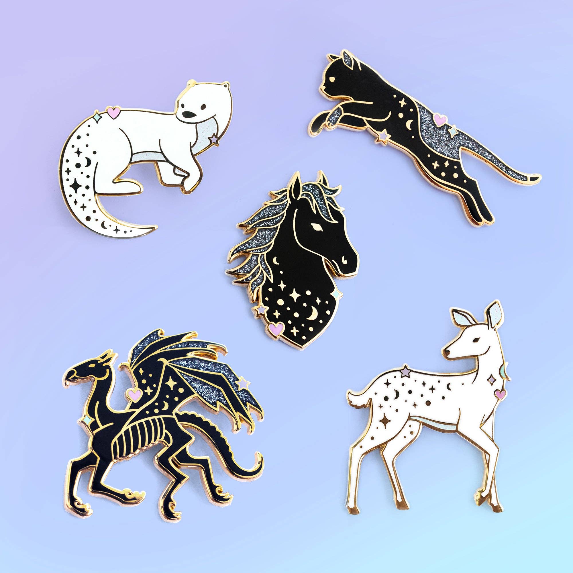 Joy Addict - Wholesale Lapel Pin/Button - Magical Cat Enamel Pin2