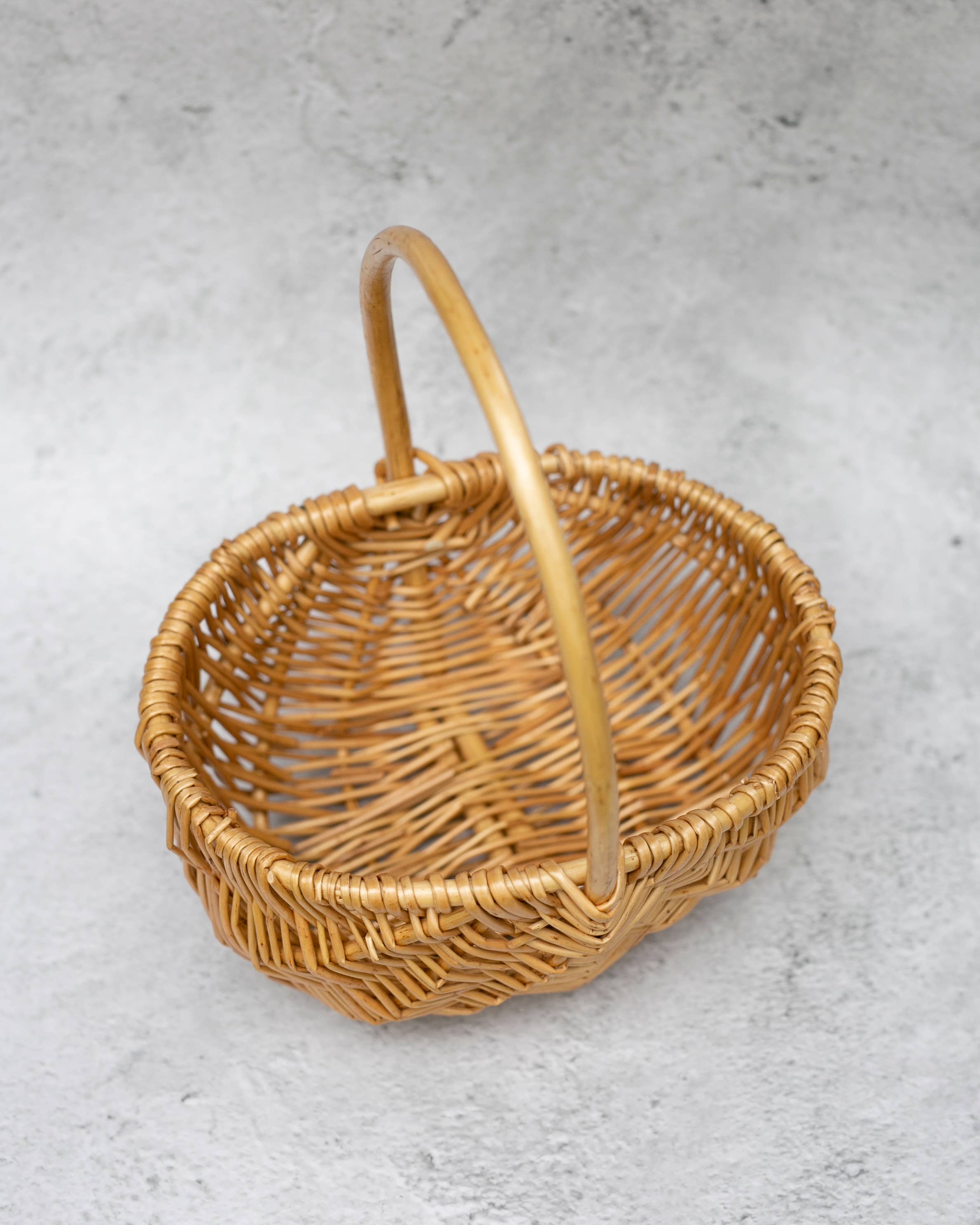 Indy Supply Co - Wholesale Basket - Peeled Willow Natural Wicker Basket | Simple Oblong Basket |6