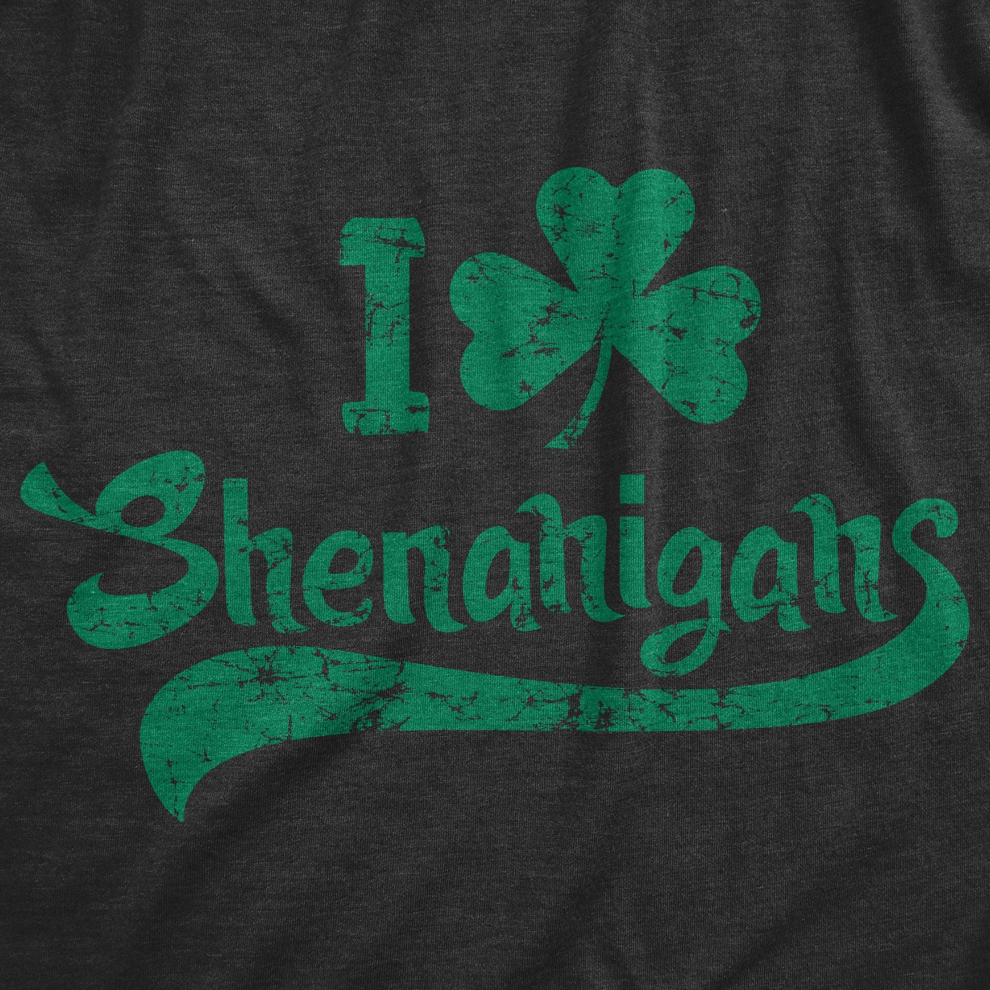 Crazy Dog T-Shirts - Wholesale Screen Printed T-Shirt - Women's - I Clover Shenanigans Womens Saint Patricks Day  T Shirt8