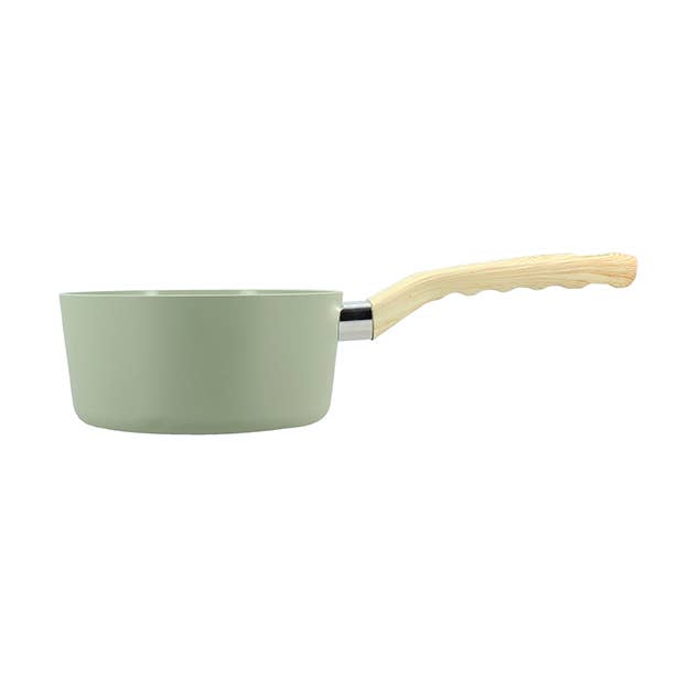 Celadon 16cm aluminum induction saucepan for wholesale by Menastyl