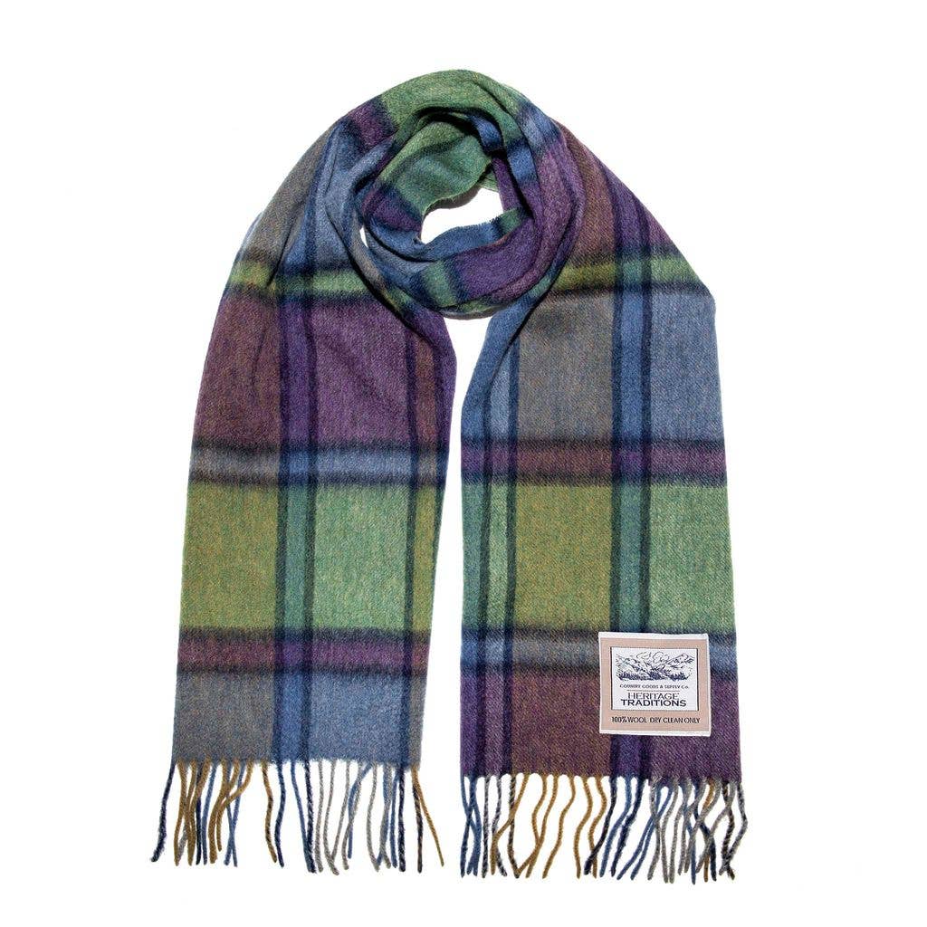 Eurostick - Wholesale Scarf - Unisex - Pure Wool Tartan Check Scarf23