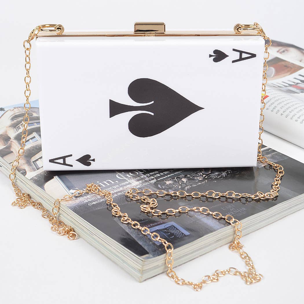 3AM BY H&D ACCESSORIES – wholesale Clutch bag – women's – Poker Card Hard Clutch3