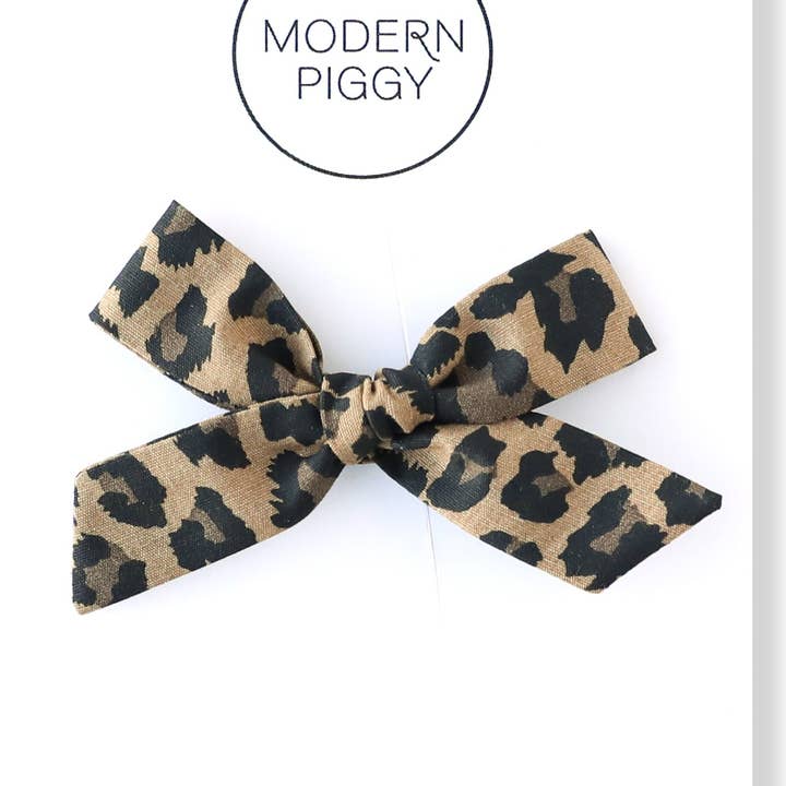 Leopard | Fiocco legato a mano per la vendita all'ingrosso da parte di Modern Piggy