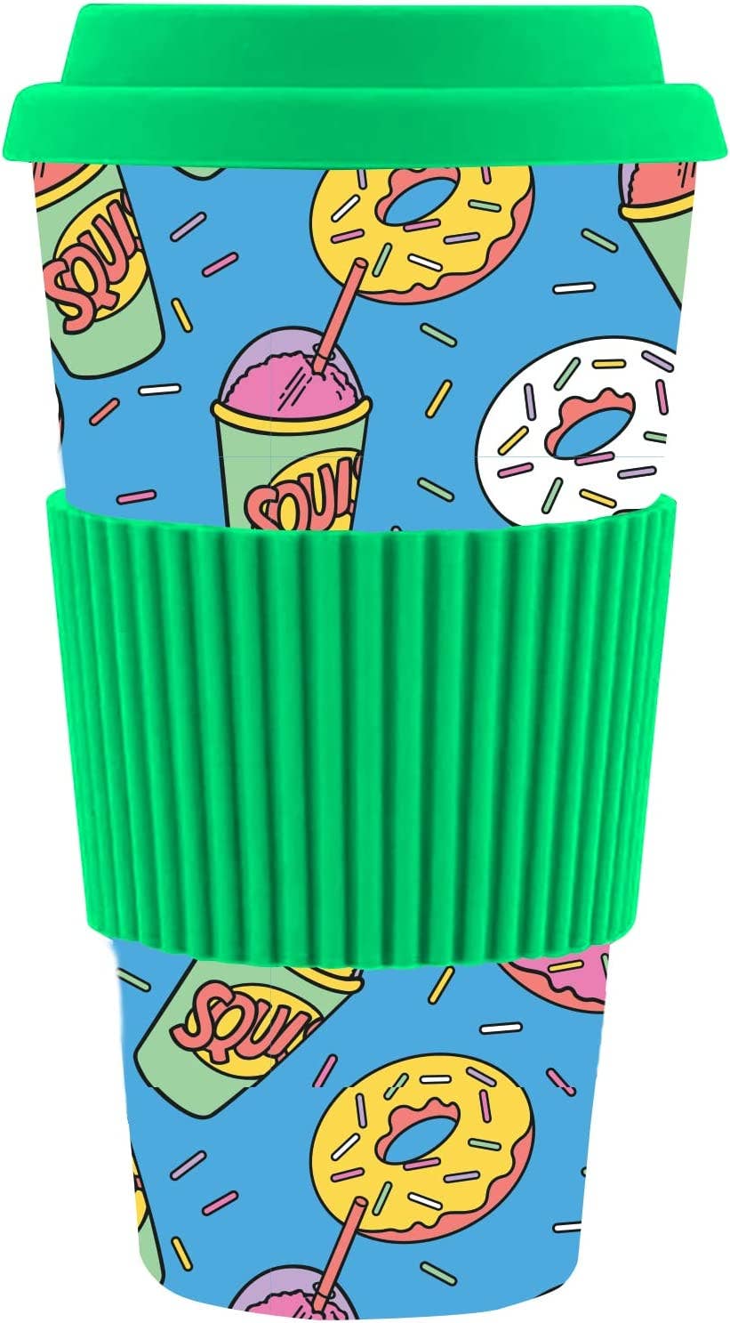 Official Store - Wholesale Insulated Mug/Tumbler - Simpsons - Donuts 20 Oz Bamboo Travel Mug0