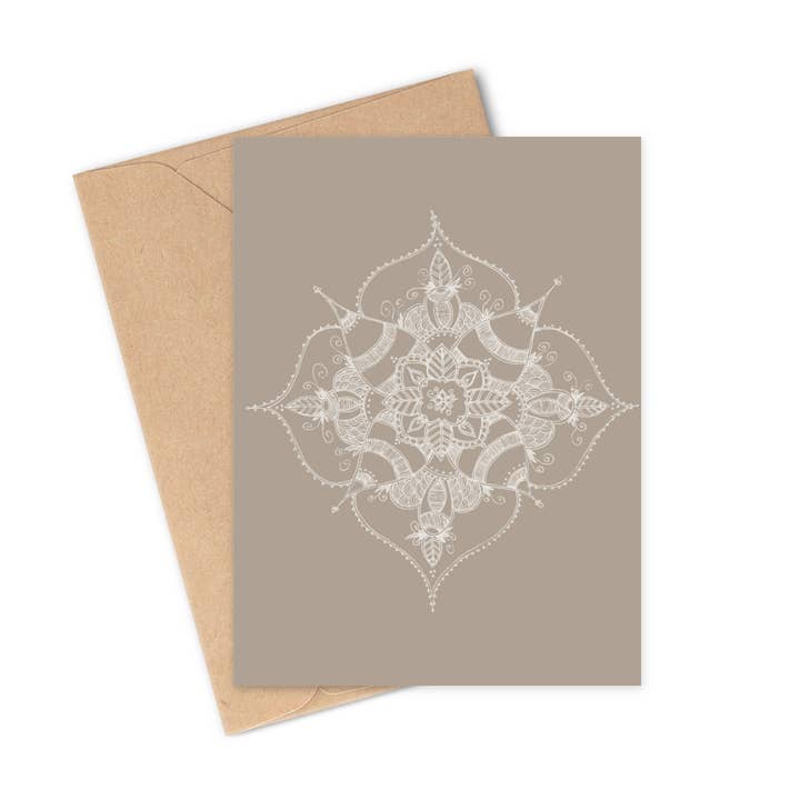 Cartão postal A6 Bohemian Mandala 2 por atacado de Coconut & Soul