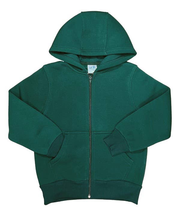 Unik Uniform Hoodie Zipper Jacket H. Green for wholesale on Faire5