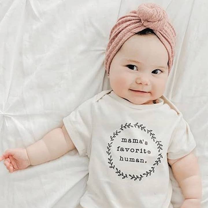Tenth & Pine - Vente Body (sans pieds) – bébé - Body bébé bio | Manches courtes | L'humain préféré de maman