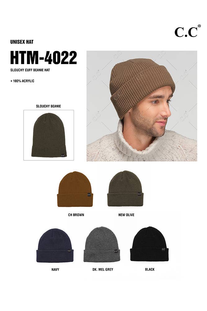 Hana - Wholesale Beanie - Women's - C.C Slouchy Cuff Beanie Hat10