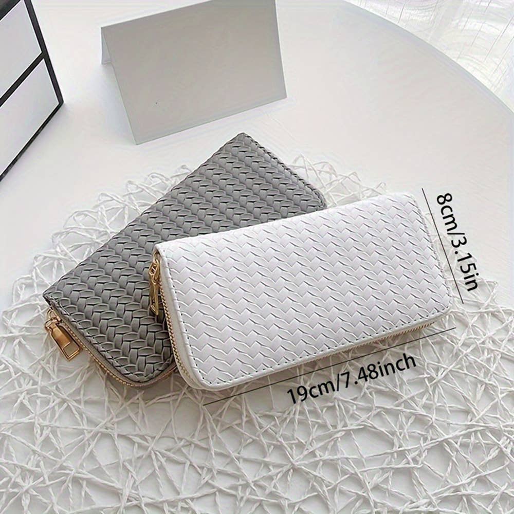 Wholesalesir - Wholesale Wallet - Women's - PU Leather Woven Wallet5