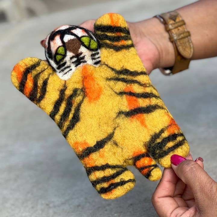 Lungta Imports - Wholesale Coasters - Fair Trade Animal Felt Ball Tea Coasters, Cup Mug Coasters9