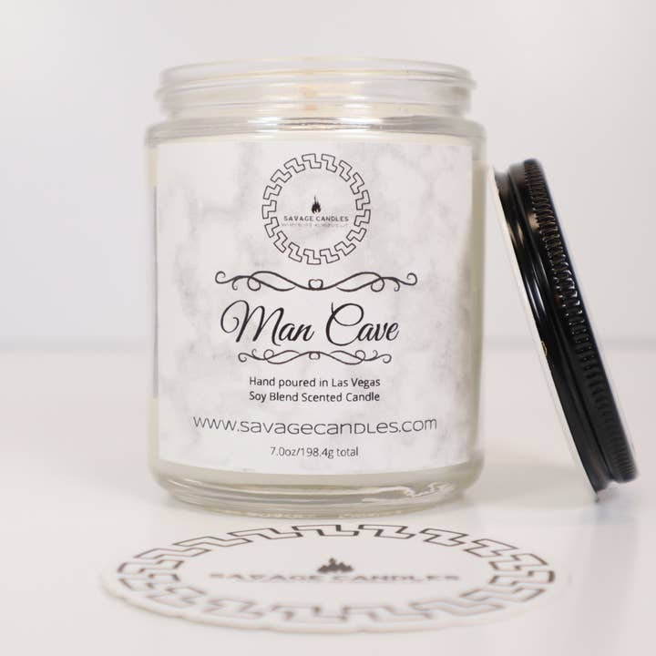 Man Cave for wholesale by Savage Candles LLC