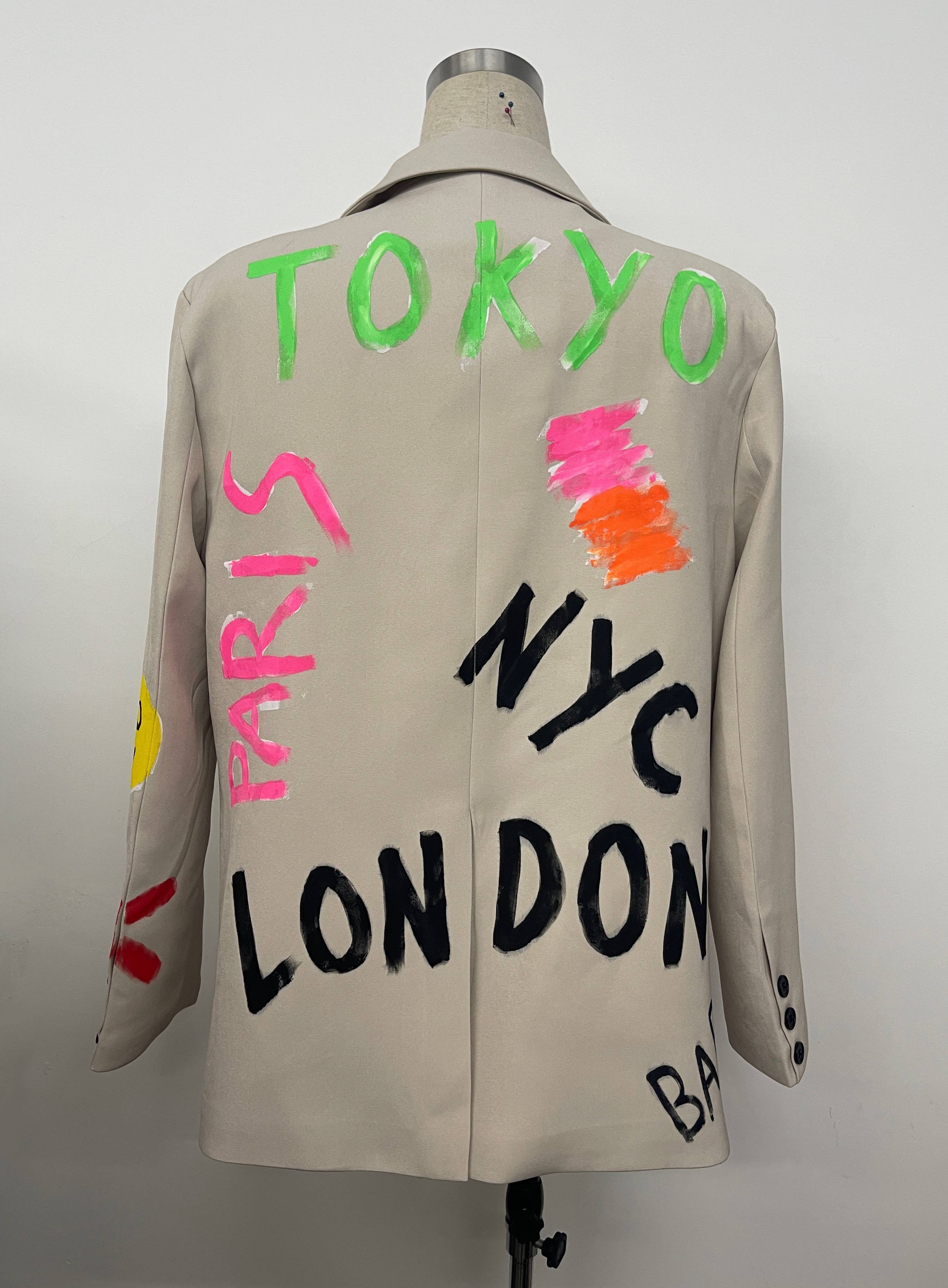 aikha - Wholesale Blazer - Women's - Blazer with writing (5635)9