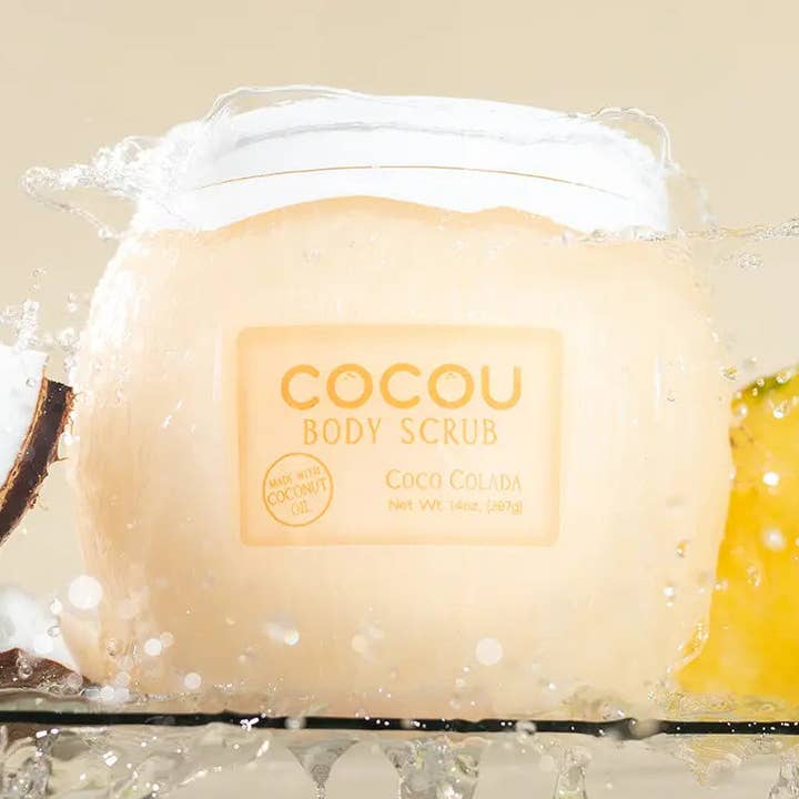 Coco Colada Body Scrub 14oz for wholesale by COCOU