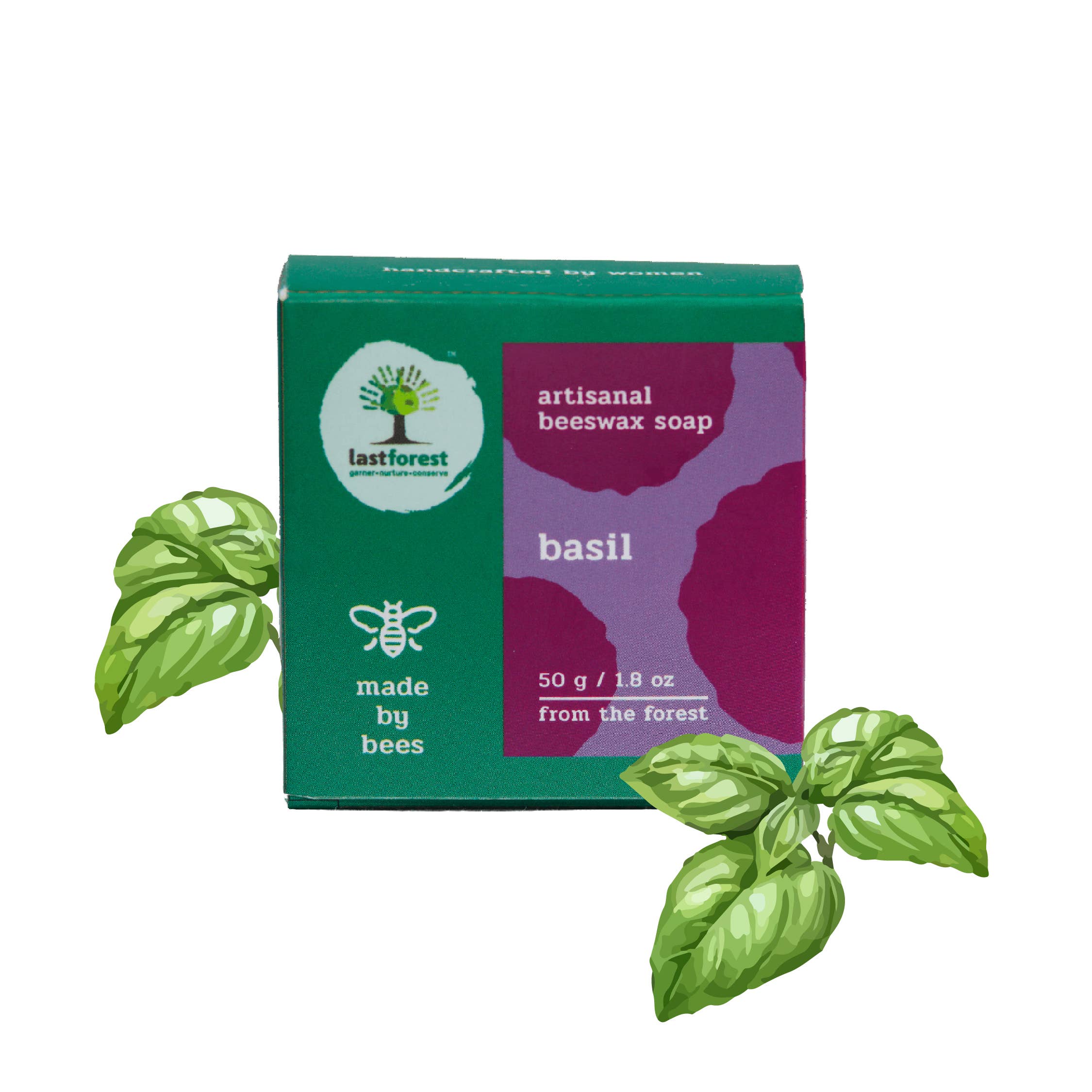 Ethikela KLG – wholesale Bar Soap – 50g Pebbles Basil Soap1