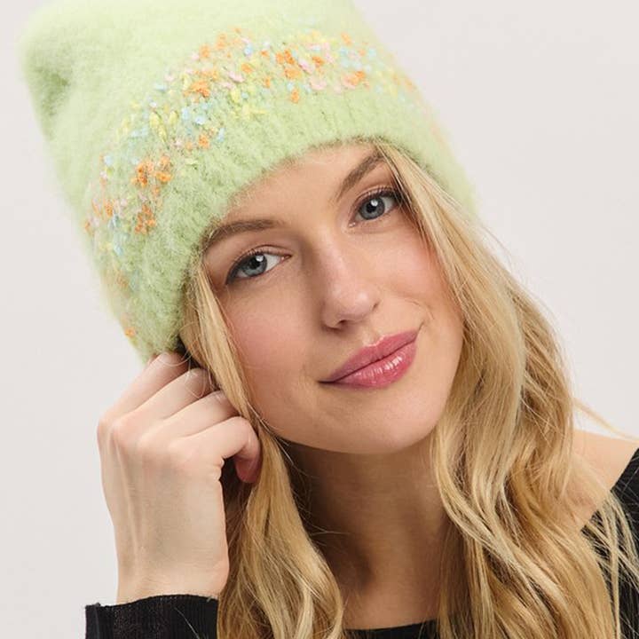 3AM BY H&D ACCESSORIES - Venta al por mayor Gorro de lana - Mujer - Gorro Sólido de Confeti8