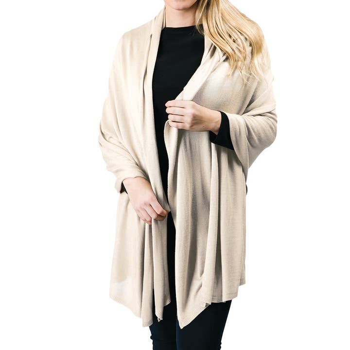 Top It Off - Wholesale Wrap - Women's - Ari Bamboo Shawl Wrap – Lightweight, Soft & Versatile Layer3