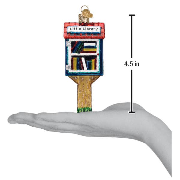 Old World Christmas - Wholesale Ornament - Little Library Ornament4