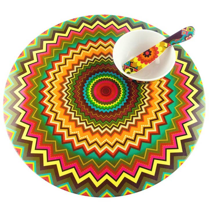 French Bull - Wholesale Cheese Spreader - Floral Spreader Set3